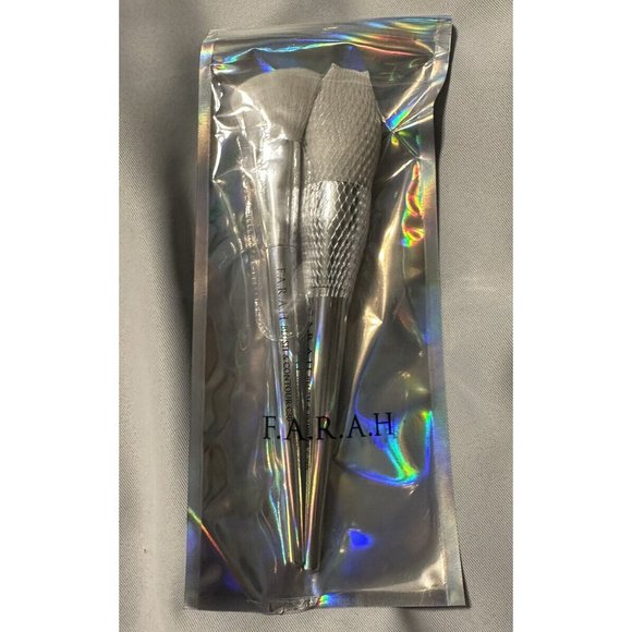 F.A.R.A.H Essential Duo Brush Set with Blush/Powder C350 & Blush/Contour C30 New - Picture 2 of 3
